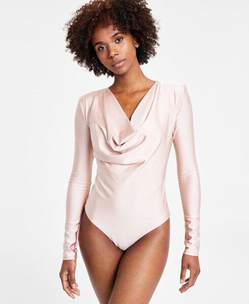 Women's Cowlneck Bodysuit, Created for Macy's