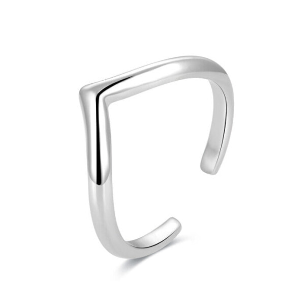 Minimalist silver leg ring AGGF493