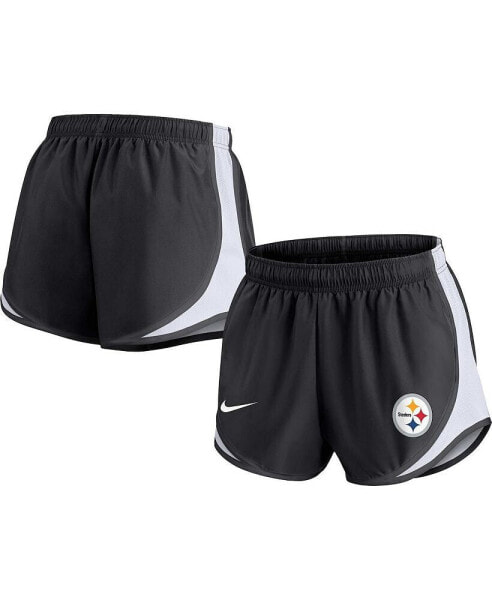 Women's Black Pittsburgh Steelers Tempo Shorts