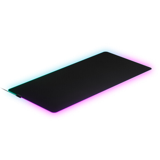 SteelSeries Prism Cloth 3XL - Black - Monochromatic - Rubber - Silicone - Woven fabric - Non-slip base - Gaming mouse pad