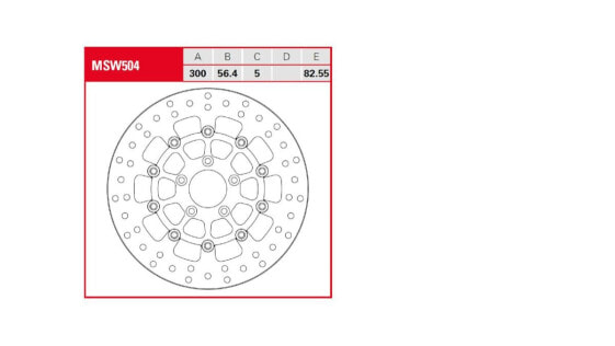 TRW RAC MSW504 Brake Disc