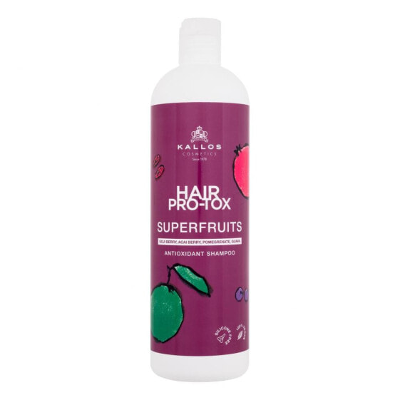 Kallos Cosmetics Hair Pro-Tox Superfruits Antioxidant Shampoo 500 ml shampoo für Frauen