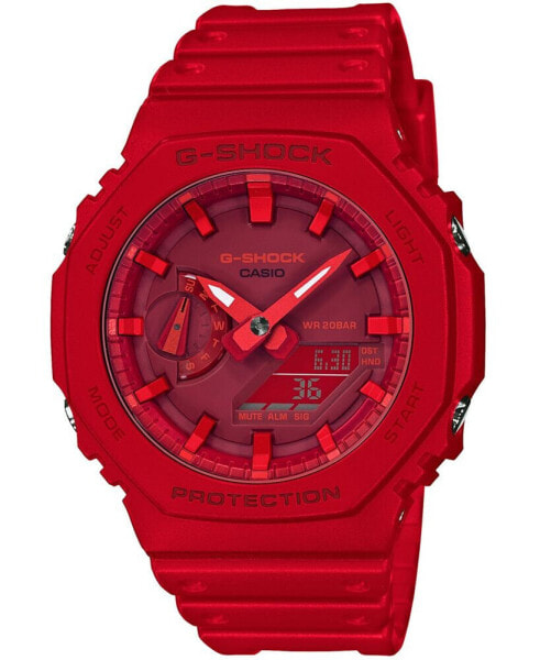 Men's Analog-Digital Red Resin Strap 45.4mm GA2100-4A