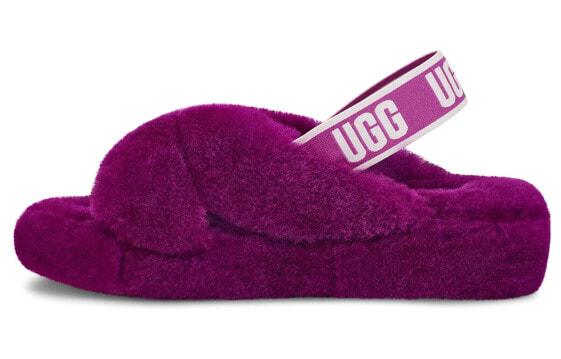 Сандалии женские UGG Fab Yet 1117935-BYLC, пурпурные