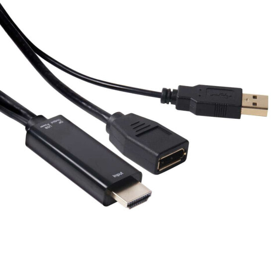 Club 3D HDMI™ to DisplayPort™ Adapter Male/Female - HDMI - DisplayPort - 0.18 m - Black