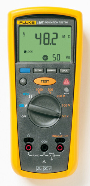 Fluke 1507 - Gray - Yellow - 600 V - 1 µF - 0.01 - 2000 M? - 20% - 0.5 s