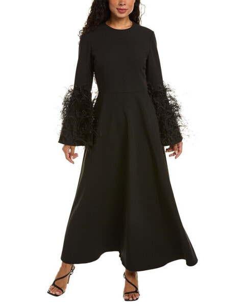 Mikael Aghal Feather Gown Women's 2