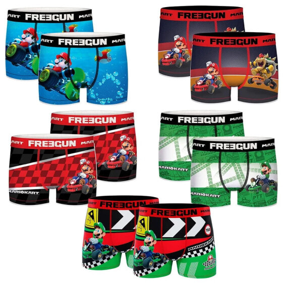 FREEGUN Mario Bros PK5478 boxers 10 units