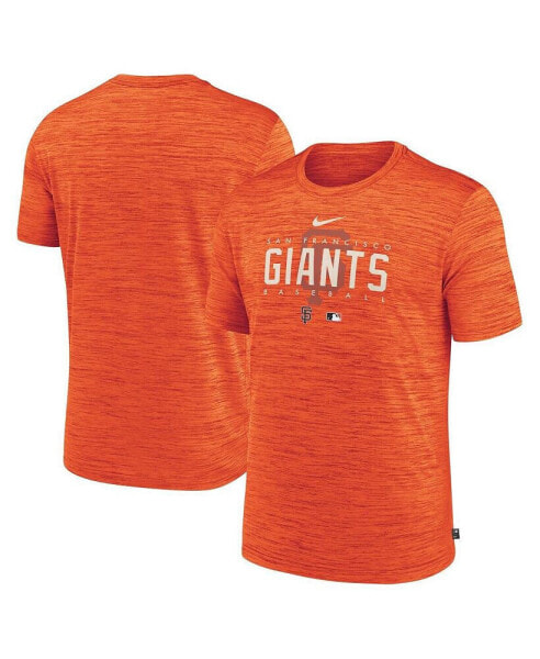Men's Orange San Francisco Giants Authentic Collection Velocity Performance Practice T-shirt