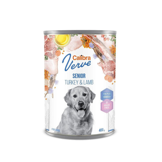 CALIBRA Verve 400g turkey and lamb for senior dog 6 units