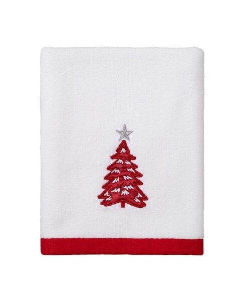 Sparkle Snowflakes Holiday Resin Hand Towel, 16" x 28"