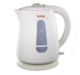 TEFAL KO2991 - 1.5 L - 2200 W - Gray - White - Yellow - Plastic - Water level indicator - Overheat protection