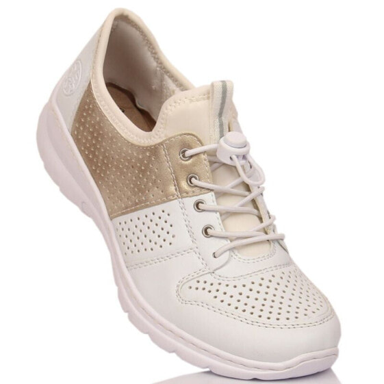 Comfortable Rieker W L3254-80 shoes, white