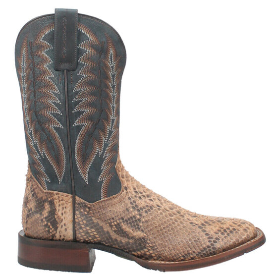 Dan Post Boots Templeton Python Square Toe Cowboy Mens Beige, Grey Casual Boots