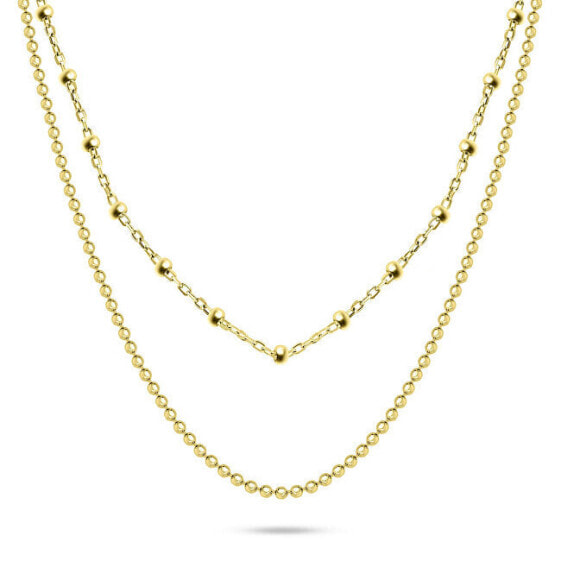 Fashion Double Gold Plated Necklace NCL103Y