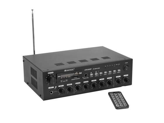 Omnitronic CPZ-60P ELA ELA-Verstärker 60 W 4-Kanal 4-Zonen
