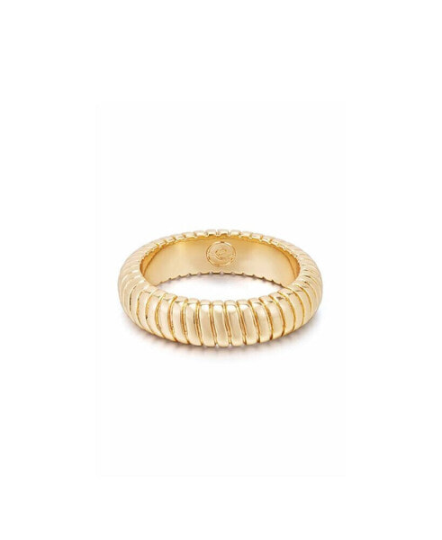 Your Essential 18K Gold Plated Twisted Flex Ring