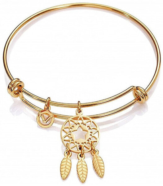 Gold plated bracelet dream catcher Happiness 90047P01019