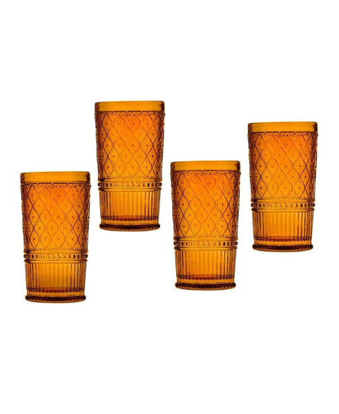 Claro Highball Glasses, Set of 4