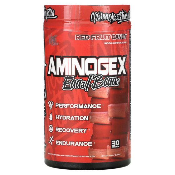 Aminogex, EAAs/BCAAs, Red Fruit Candy, 18.2 oz (516 g)