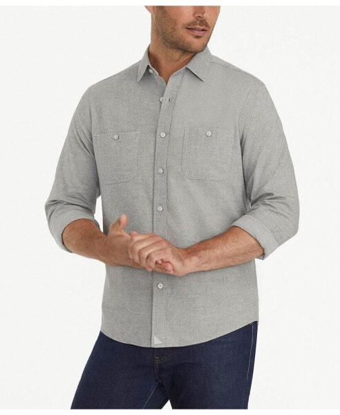 Men's Slim Fit Hemsworth Flannel Button Up Shirt