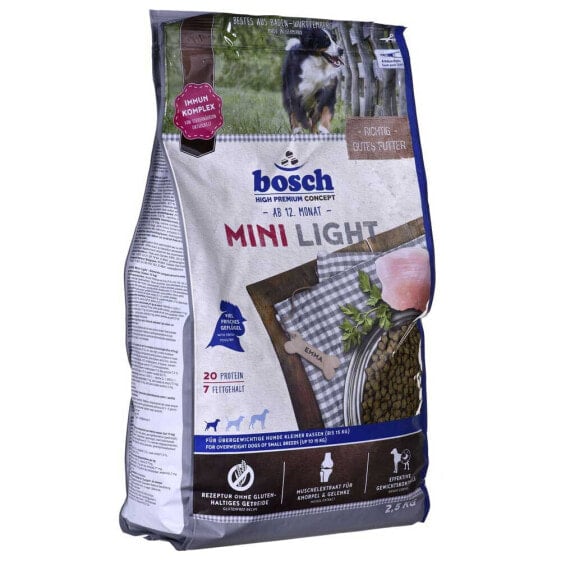 BOSCH TIERNAHRUNG Mini Light Adult 2.5kg Dog Food