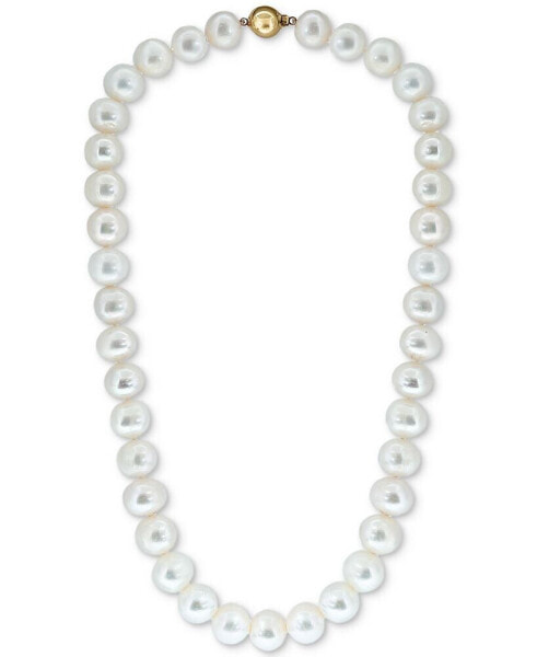 EFFY® White Freshwater Pearl (10mm) 16" Collar Necklace