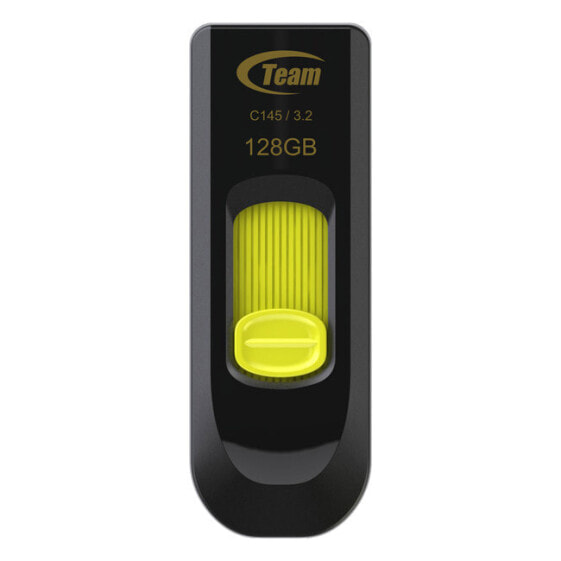 Флеш-накопитель Team Group C145 128 ГБ USB Type-A 3.2 Gen 1 (3.1 Gen 1) черный-желтый