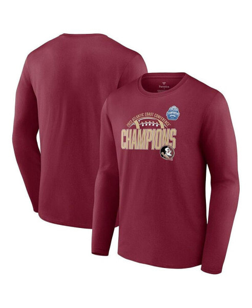 Men's Garnet Florida State Seminoles 2023 ACC Football Conference Champions Long Sleeve T-shirt