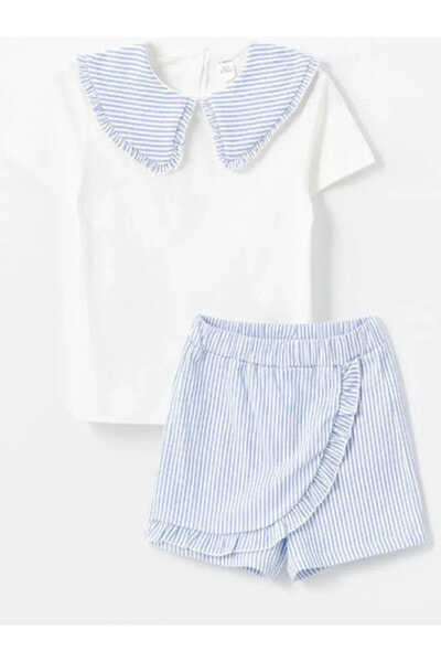 Костюм для малышей LC WAIKIKI Bebe Двухкомпонентный комплект блузки и юбки