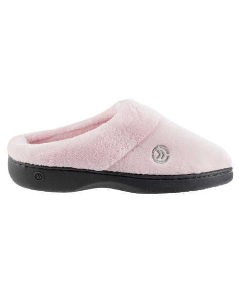 Women's Micro Terry Sport Hoodback Slippers