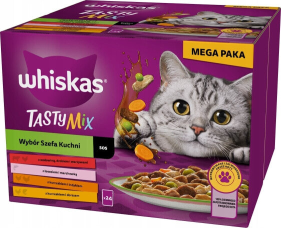 Whiskas WHISKAS Adult Wybór Szefa Kuchni w sosie 24x85g