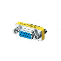 Equip Serial RS232 DB9 Gender Changer Coupler Female to Female - DB-9 - DB-9 - Silver