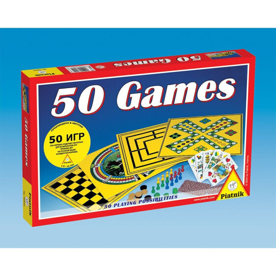 PIATNIK Board Game Set 50 Games doll