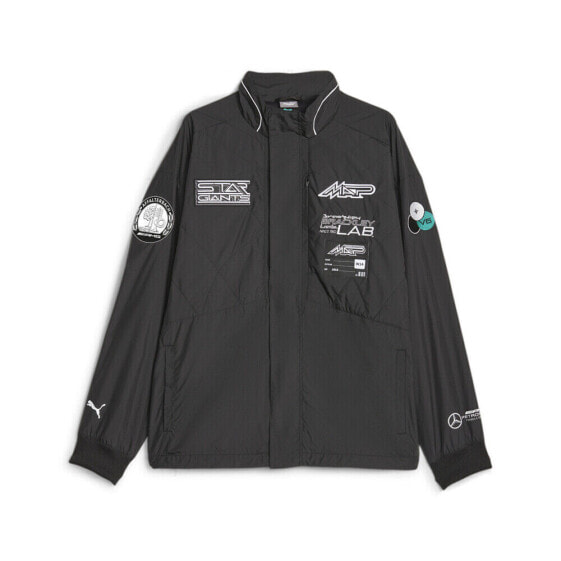 Puma Mapf1 Garage Crew Full Zip Jacket Mens Black Casual Athletic Outerwear 6211
