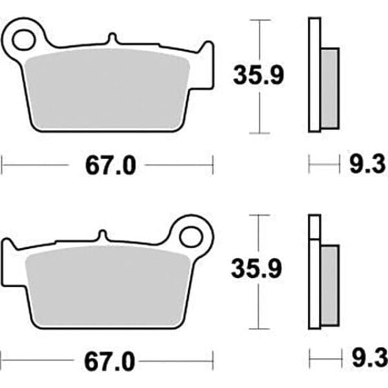 MOTO-MASTER Aprilia 094521 Sintered Brake Pads