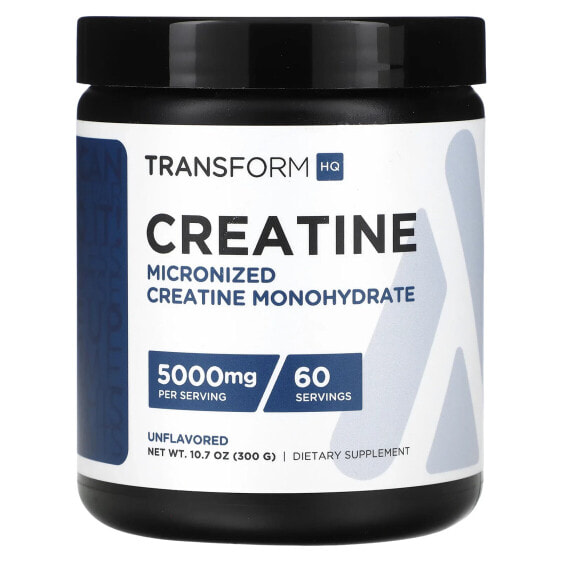 Креатин безвкусный TransformHQ, 5,000 мг, 300 г