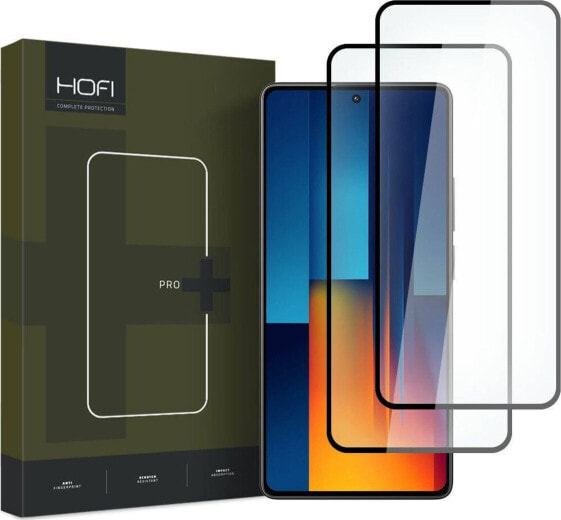 Hofi SZKŁO HARTOWANE HOFI GLASS PRO+ 2-PACK XIAOMI POCO M6 PRO 4G / LTE BLACK