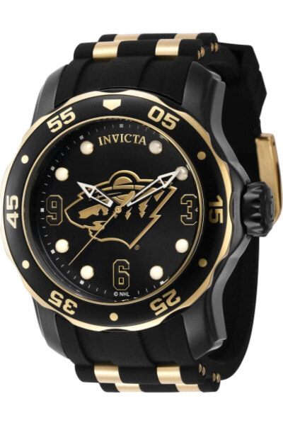 Invicta NHL Minnesota Wild Quartz Black Dial Men's Watch 42317