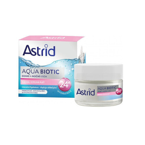 Day and night cream for dry and sensitive skin Aqua Biotic 50 ml