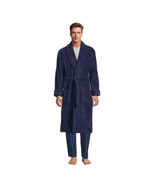 Халат Lands' End Men's Turkish Terry