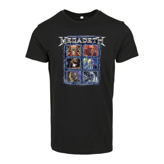 URBAN CLASSICS T-Shirt Megadeth Heads Grid