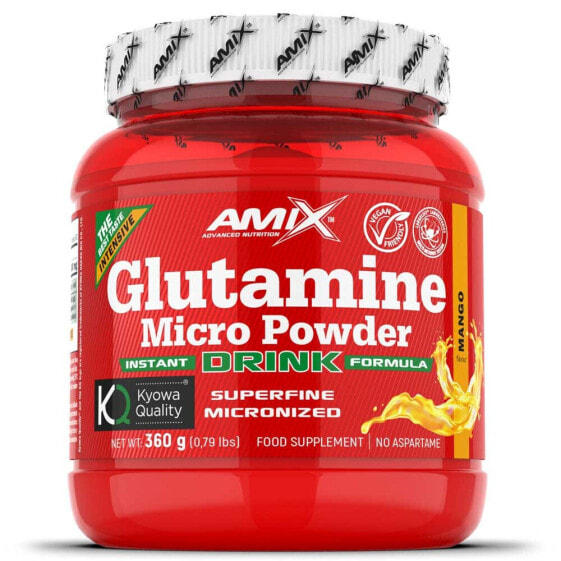 AMIX Glutamine Micro Powder 360g Amino-Acids Mango