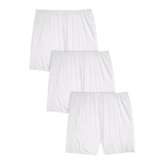 Plus Size Cotton Bloomer 3-Pack