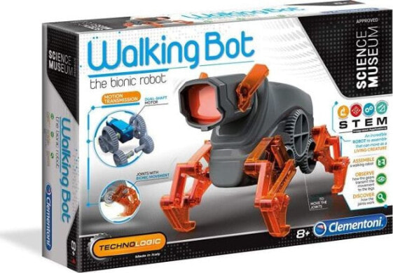 Clementoni Naukowa Zabawa. Walking Bot Chodzący Robot