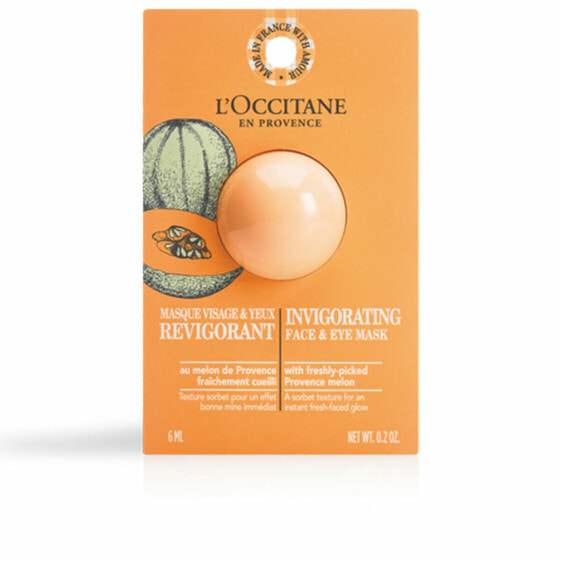 Тонизирующая маска для лица и области вокруг глаз L'Occitane Provence Melon 6 мл