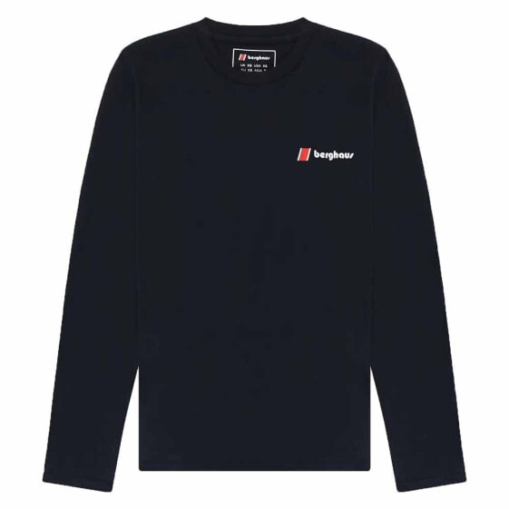 BERGHAUS Org Heritage Front And Back Logo long sleeve T-shirt