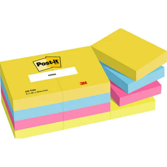 Стикеры для записей Post-it разноцветные 38 x 51 мм