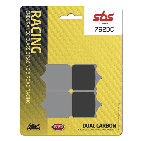 SBS Dual Racing 762DC Carbon Organic Brake Pads