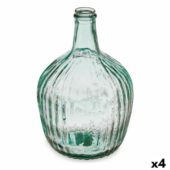 бутылка Лучи Декор 16 x 29,5 x 16 cm Прозрачный (4 штук)